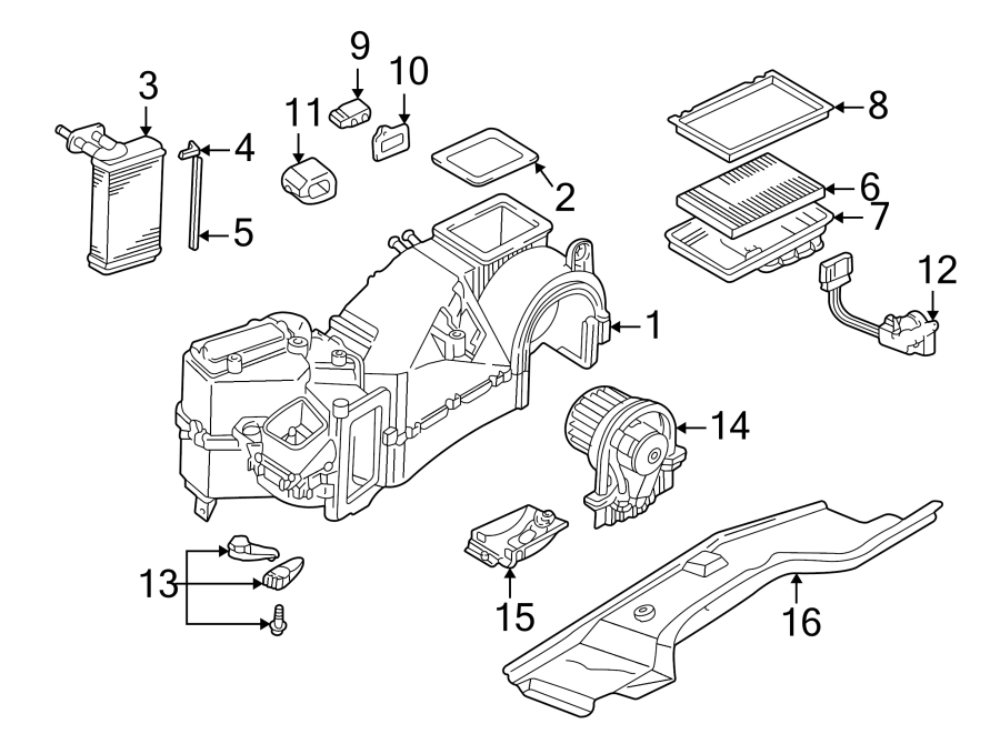 2AIR CONDITIONER & HEATER. EVAPORATOR & HEATER COMPONENTS.https://images.simplepart.com/images/parts/motor/fullsize/9277145.png