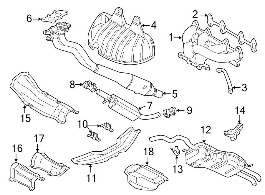 5Exhaust system. Exhaust components. Manifold.https://images.simplepart.com/images/parts/motor/fullsize/9277295.png