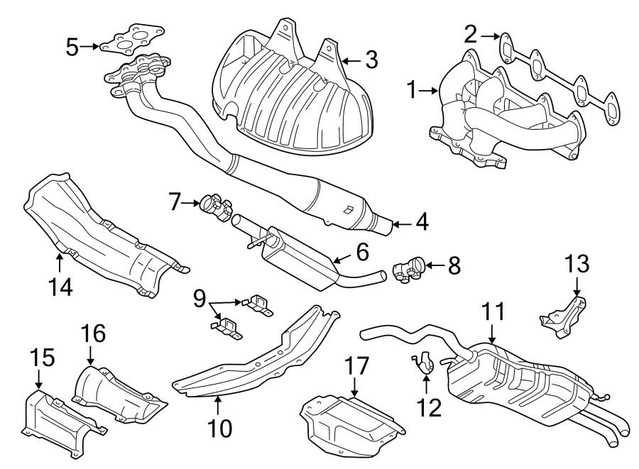 10EXHAUST SYSTEM. EXHAUST COMPONENTS. MANIFOLD.https://images.simplepart.com/images/parts/motor/fullsize/9277297.png