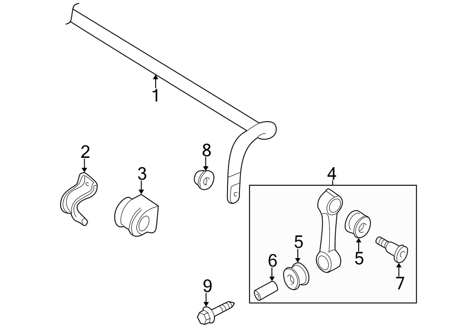 4FRONT SUSPENSION. STABILIZER BAR & COMPONENTS.https://images.simplepart.com/images/parts/motor/fullsize/9277360.png