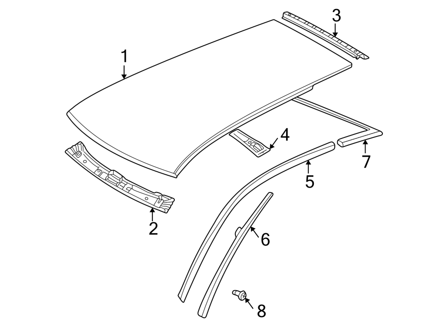 3EXTERIOR TRIM. ROOF & COMPONENTS.https://images.simplepart.com/images/parts/motor/fullsize/9277510.png