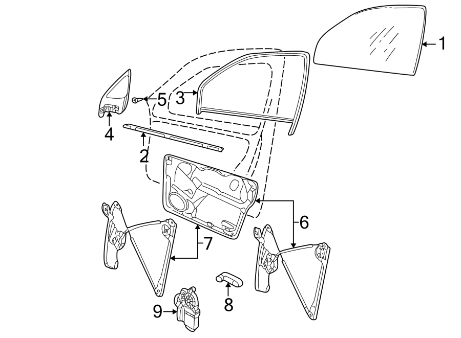 8FRONT DOOR. GLASS & HARDWARE.https://images.simplepart.com/images/parts/motor/fullsize/9277555.png