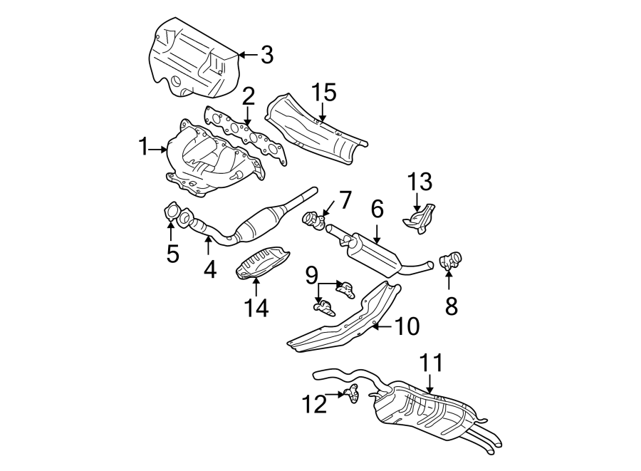 2EXHAUST SYSTEM. EXHAUST COMPONENTS. MANIFOLD.https://images.simplepart.com/images/parts/motor/fullsize/9277702.png