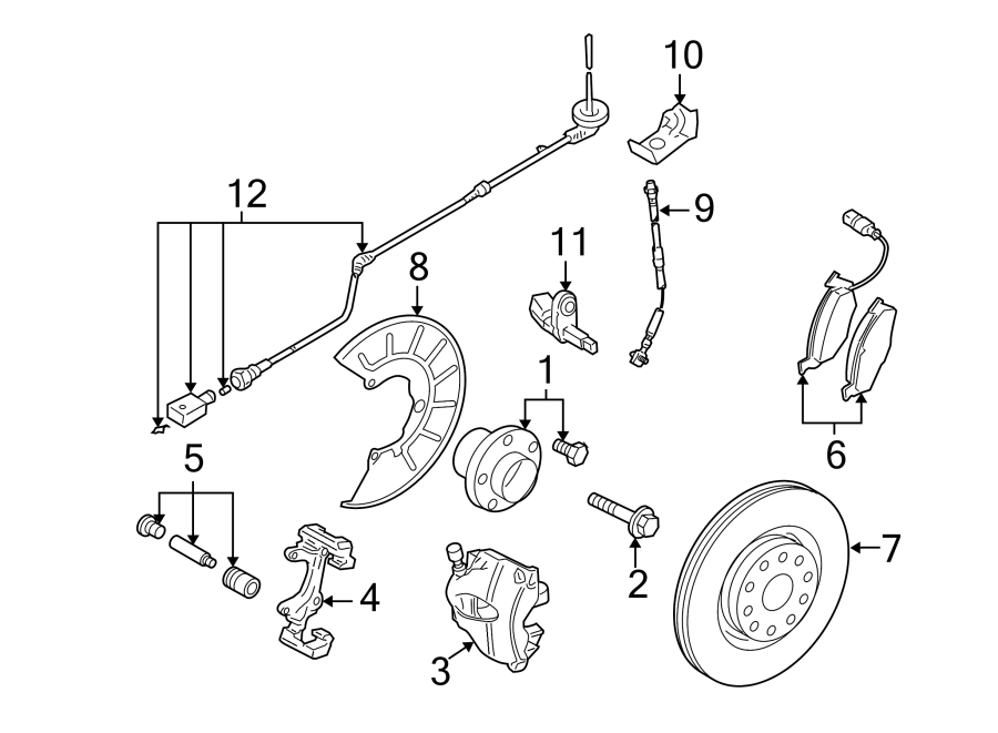 6FRONT SUSPENSION. BRAKE COMPONENTS.https://images.simplepart.com/images/parts/motor/fullsize/9278260.png