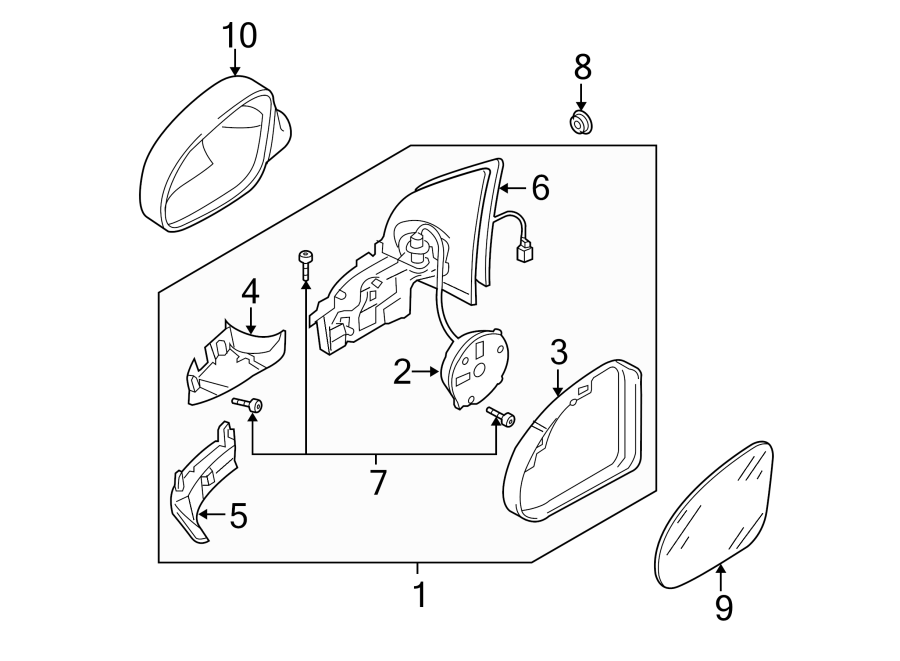 1FRONT DOOR. OUTSIDE MIRRORS.https://images.simplepart.com/images/parts/motor/fullsize/9278470.png