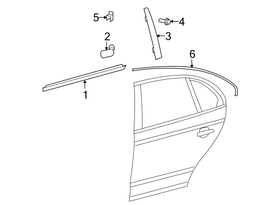 1REAR DOOR. EXTERIOR TRIM.https://images.simplepart.com/images/parts/motor/fullsize/9278495.png