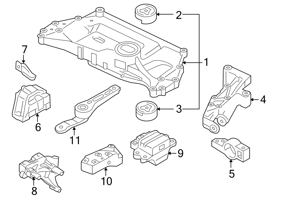 6ENGINE / TRANSAXLE. ENGINE & TRANS MOUNTING.https://images.simplepart.com/images/parts/motor/fullsize/9278675.png