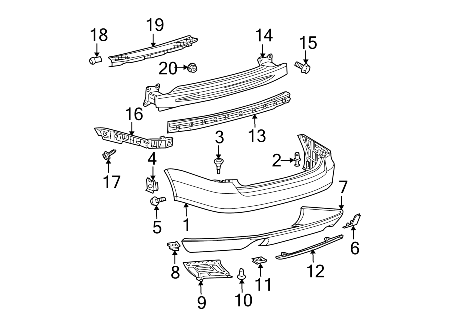 10REAR BUMPER. BUMPER & COMPONENTS.https://images.simplepart.com/images/parts/motor/fullsize/9278795.png