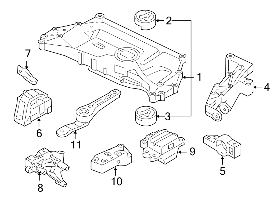 3ENGINE / TRANSAXLE. ENGINE & TRANS MOUNTING.https://images.simplepart.com/images/parts/motor/fullsize/9279245.png