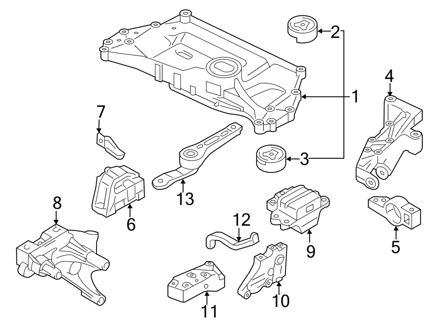 12ENGINE / TRANSAXLE. ENGINE & TRANS MOUNTING.https://images.simplepart.com/images/parts/motor/fullsize/9279305.png