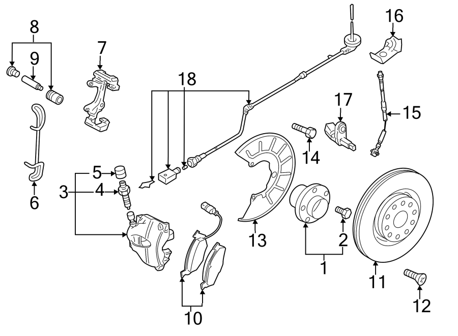 16FRONT SUSPENSION. BRAKE COMPONENTS.https://images.simplepart.com/images/parts/motor/fullsize/9279385.png