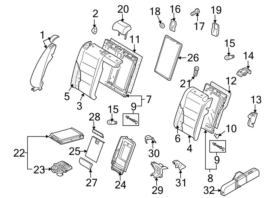 21SEATS & TRACKS. REAR SEAT COMPONENTS.https://images.simplepart.com/images/parts/motor/fullsize/9279565.png