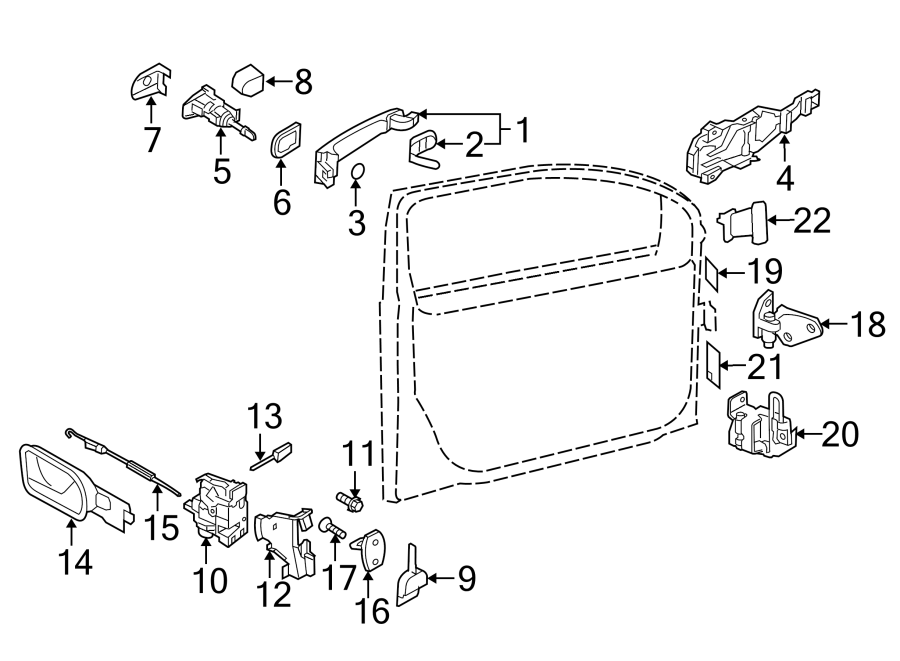 18FRONT DOOR. LOCK & HARDWARE.https://images.simplepart.com/images/parts/motor/fullsize/9279690.png