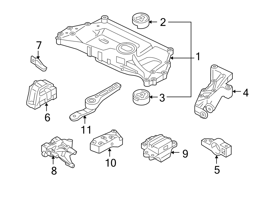 6ENGINE / TRANSAXLE. ENGINE & TRANS MOUNTING.https://images.simplepart.com/images/parts/motor/fullsize/9280222.png