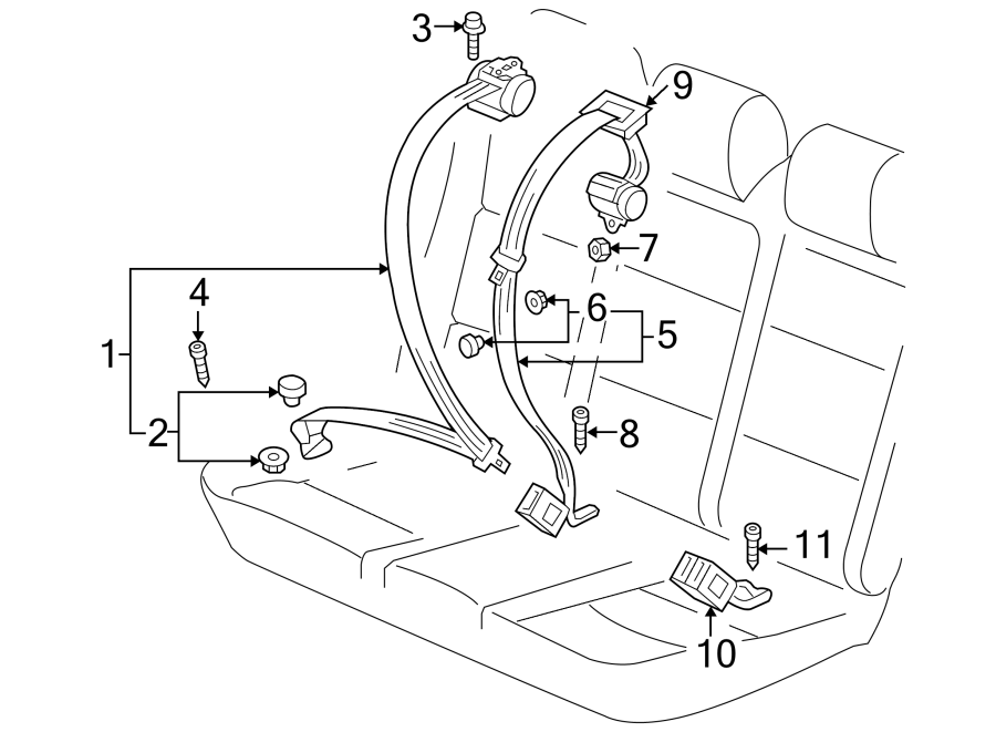 4RESTRAINT SYSTEMS. REAR SEAT BELTS.https://images.simplepart.com/images/parts/motor/fullsize/9280400.png