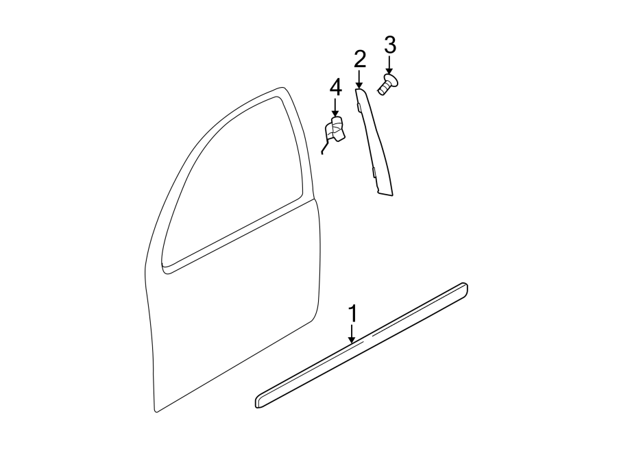 2FRONT DOOR. EXTERIOR TRIM.https://images.simplepart.com/images/parts/motor/fullsize/9280475.png