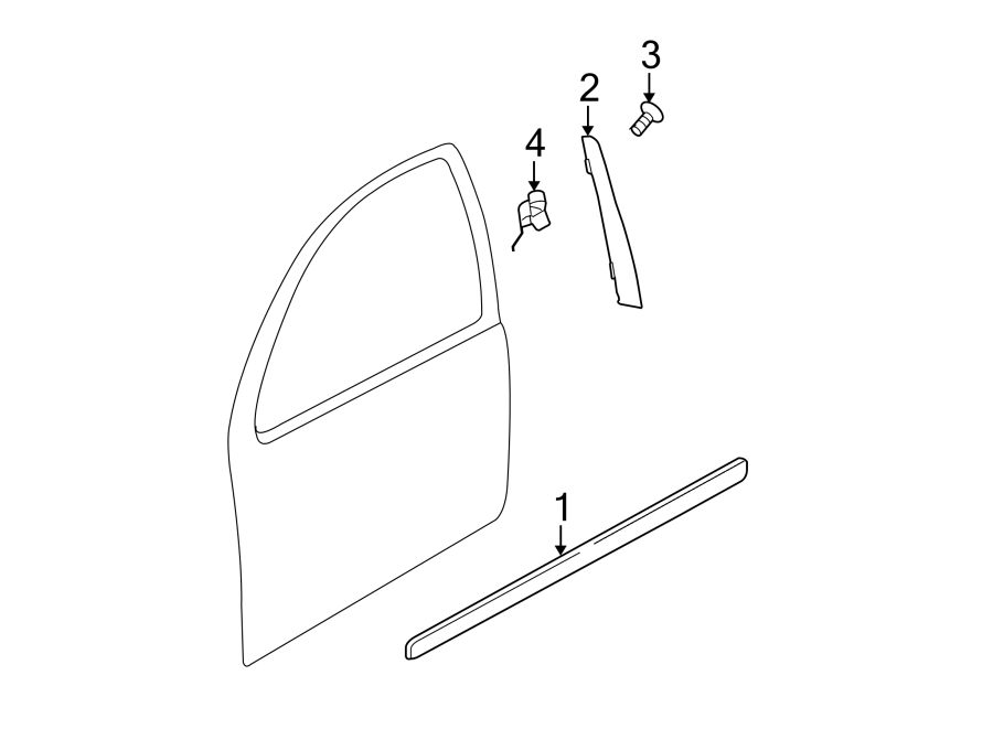 4FRONT DOOR. EXTERIOR TRIM.https://images.simplepart.com/images/parts/motor/fullsize/9280505.png