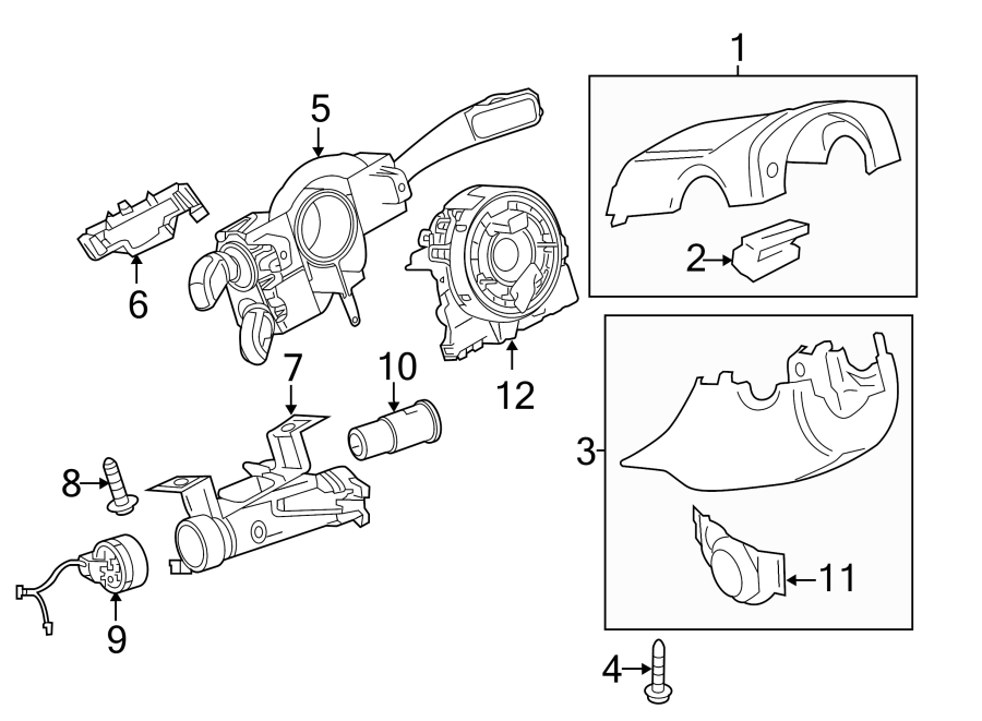 10STEERING COLUMN. SHROUD. SWITCHES & LEVERS.https://images.simplepart.com/images/parts/motor/fullsize/9281312.png