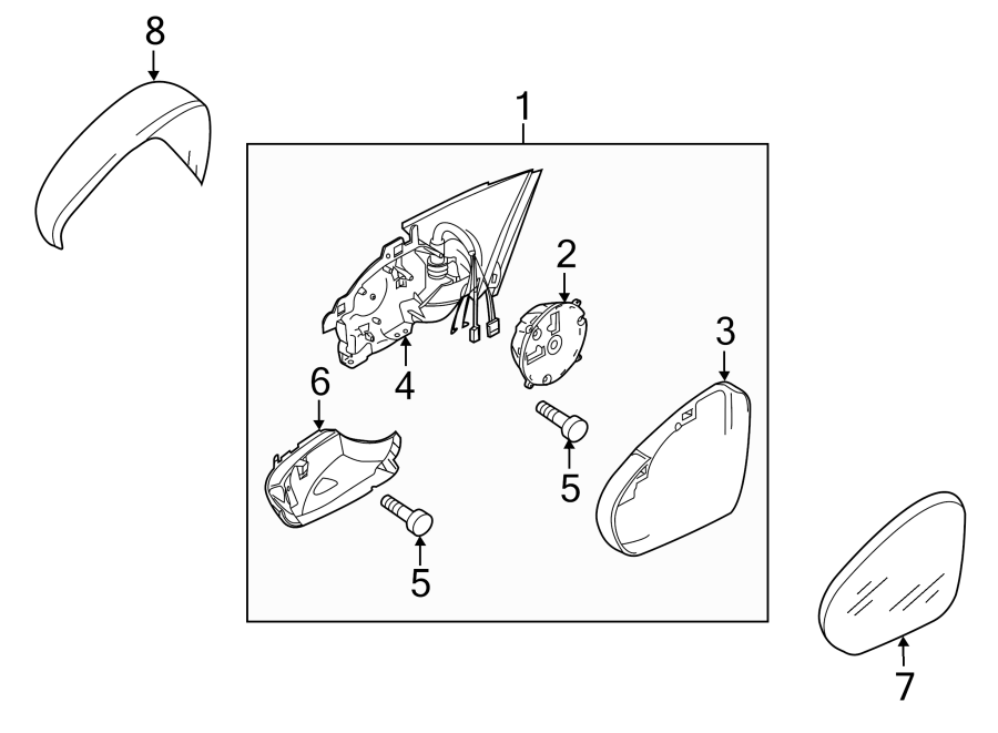 3FRONT DOOR. OUTSIDE MIRRORS.https://images.simplepart.com/images/parts/motor/fullsize/9281545.png