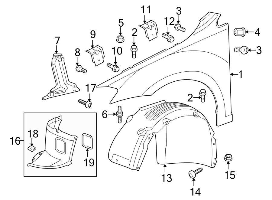 FENDER & COMPONENTS.