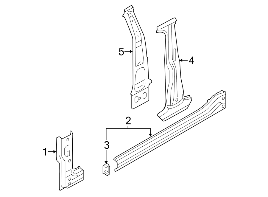 1PILLARS. ROCKER & FLOOR. CENTER PILLAR. HINGE PILLAR.https://images.simplepart.com/images/parts/motor/fullsize/9282505.png