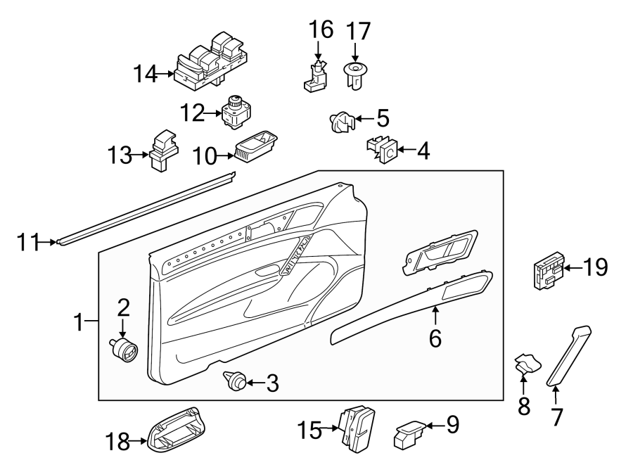 3Front door. Interior trim.https://images.simplepart.com/images/parts/motor/fullsize/9282580.png