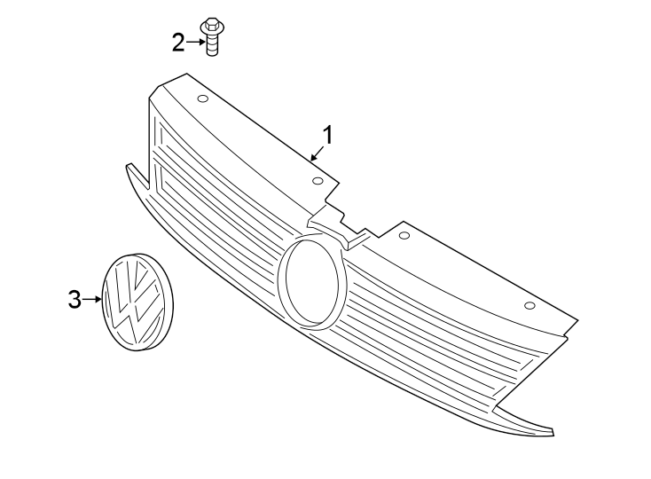 1Front bumper & grille. Grille & components.https://images.simplepart.com/images/parts/motor/fullsize/9283008.png