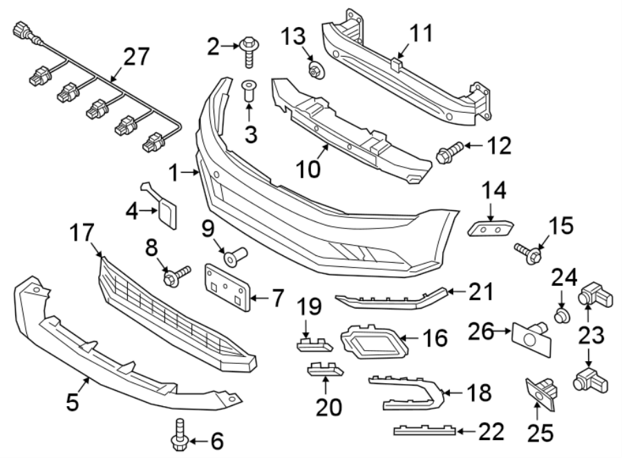 21FRONT BUMPER & GRILLE. BUMPER & COMPONENTS.https://images.simplepart.com/images/parts/motor/fullsize/9283016.png