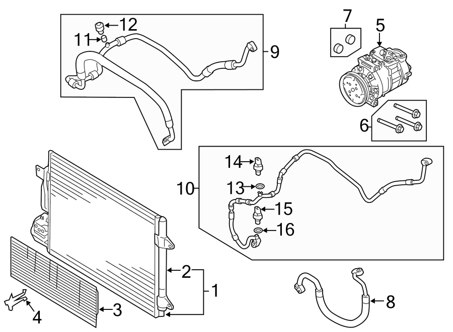 14AIR CONDITIONER & HEATER. COMPRESSOR & LINES. CONDENSER.https://images.simplepart.com/images/parts/motor/fullsize/9283130.png