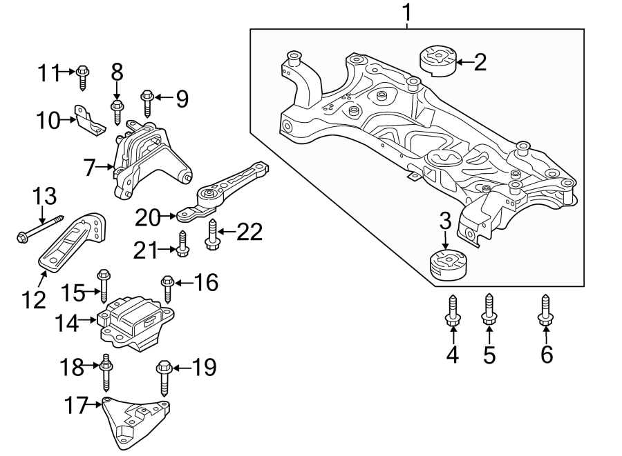 3ENGINE / TRANSAXLE. ENGINE & TRANS MOUNTING.https://images.simplepart.com/images/parts/motor/fullsize/9283288.png