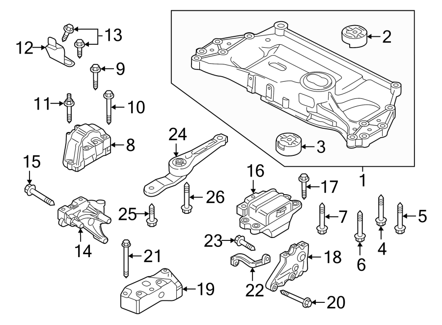 6ENGINE / TRANSAXLE. ENGINE & TRANS MOUNTING.https://images.simplepart.com/images/parts/motor/fullsize/9283296.png