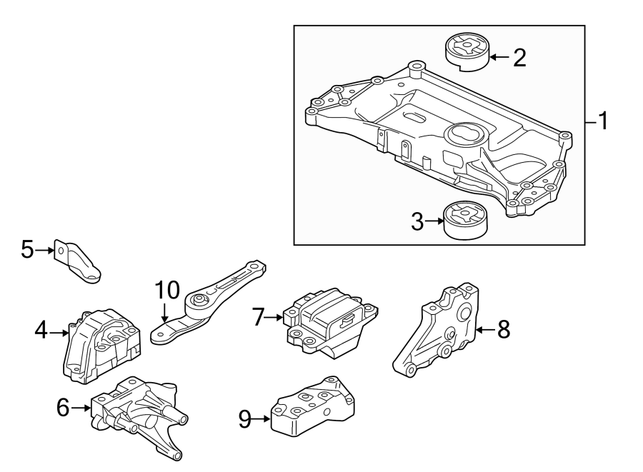 3ENGINE / TRANSAXLE. ENGINE & TRANS MOUNTING.https://images.simplepart.com/images/parts/motor/fullsize/9283330.png