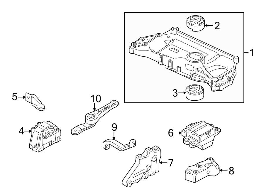 4ENGINE / TRANSAXLE. ENGINE & TRANS MOUNTING.https://images.simplepart.com/images/parts/motor/fullsize/9283360.png