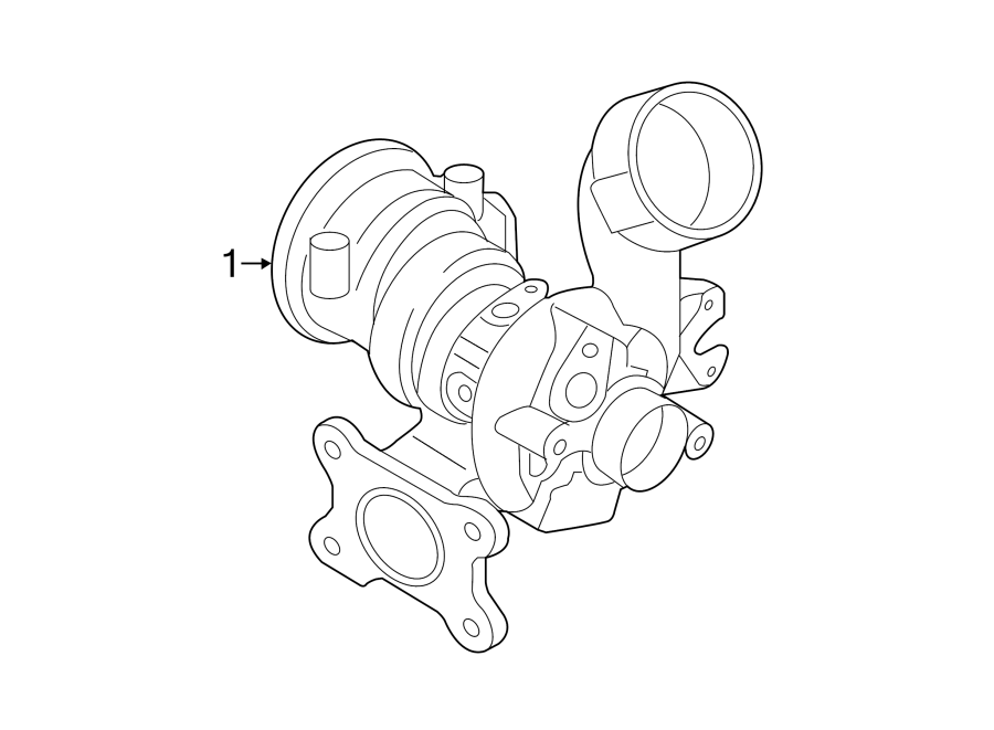 Full size assembly image of EXHAUST SYSTEM. MANIFOLD. (1/1)