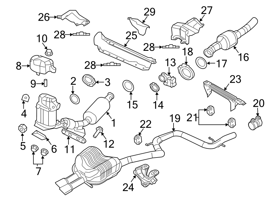 1EXHAUST SYSTEM. EXHAUST COMPONENTS.https://images.simplepart.com/images/parts/motor/fullsize/9283380.png