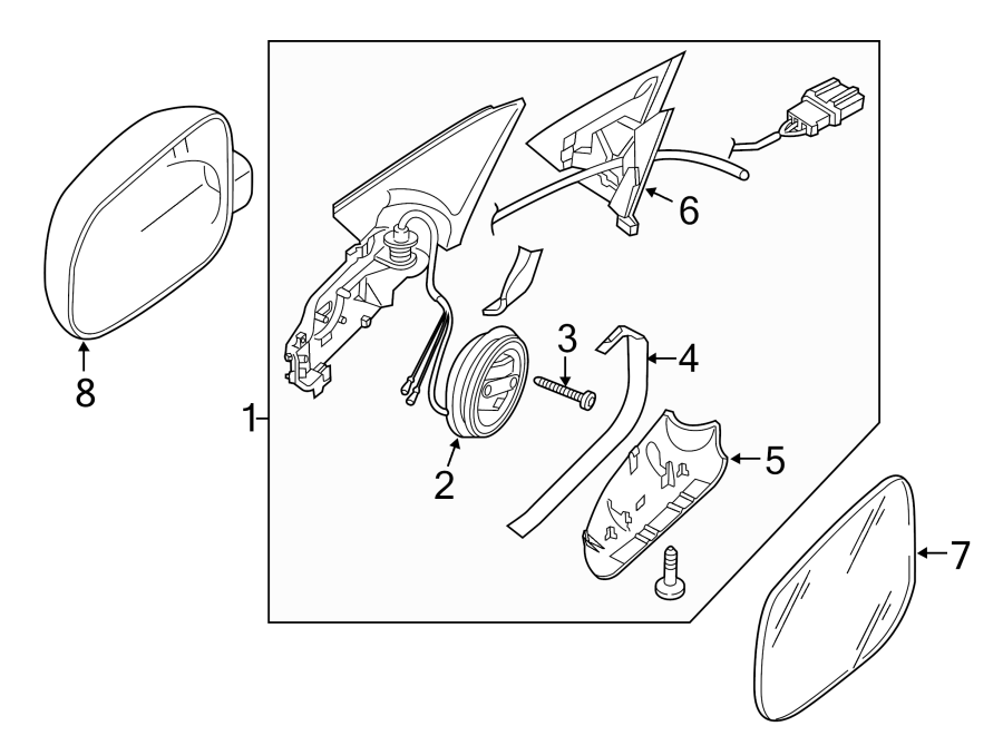 3FRONT DOOR. OUTSIDE MIRRORS.https://images.simplepart.com/images/parts/motor/fullsize/9283685.png