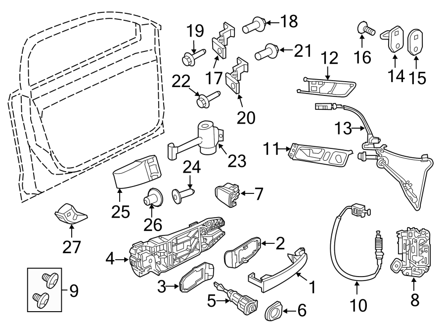 24Front door. Lock & hardware.https://images.simplepart.com/images/parts/motor/fullsize/9283695.png