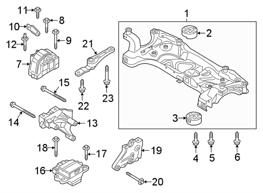 13ENGINE / TRANSAXLE. ENGINE & TRANS MOUNTING.https://images.simplepart.com/images/parts/motor/fullsize/9283953.png