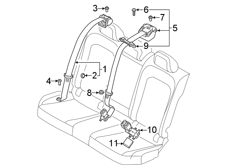 6RESTRAINT SYSTEMS. REAR SEAT BELTS.https://images.simplepart.com/images/parts/motor/fullsize/9284440.png