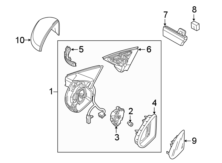 3FRONT DOOR. OUTSIDE MIRRORS.https://images.simplepart.com/images/parts/motor/fullsize/9284540.png