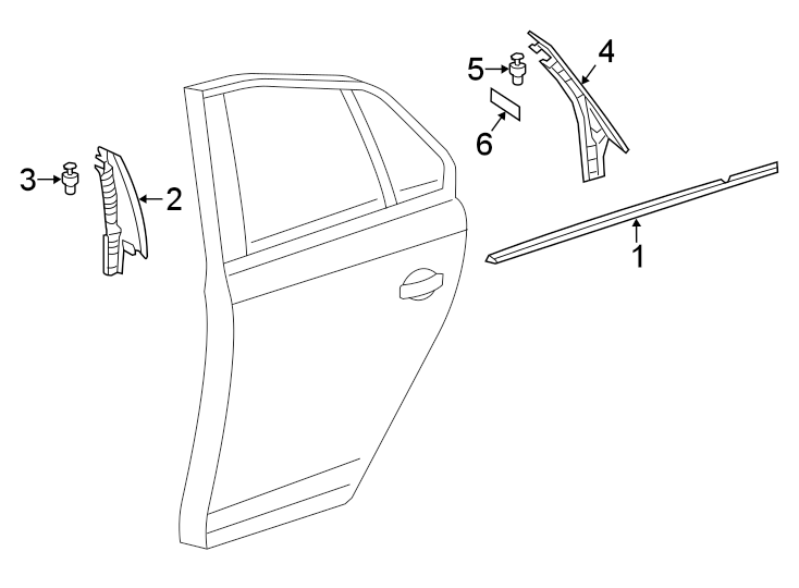 1REAR DOOR. EXTERIOR TRIM.https://images.simplepart.com/images/parts/motor/fullsize/9284565.png