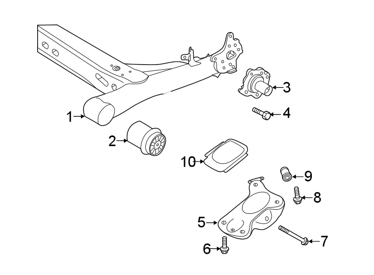 REAR SUSPENSION. SUSPENSION COMPONENTS.