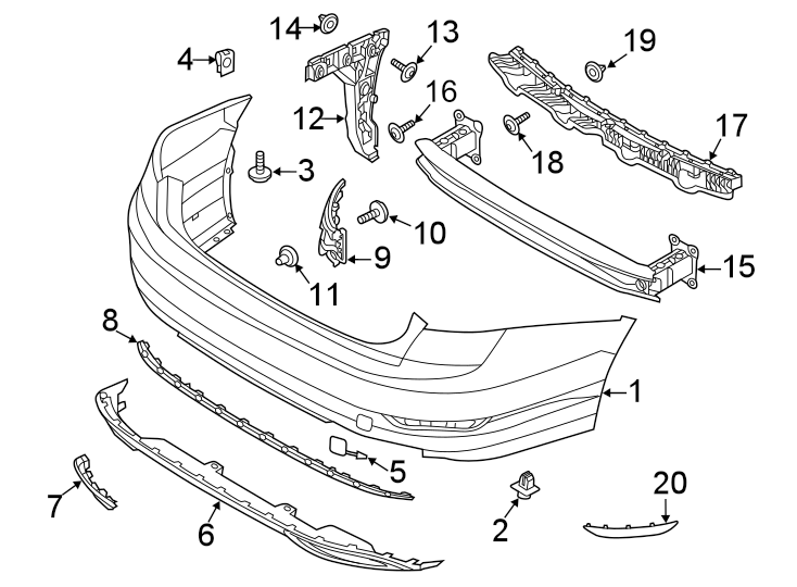 6REAR BUMPER. BUMPER & COMPONENTS.https://images.simplepart.com/images/parts/motor/fullsize/9284710.png