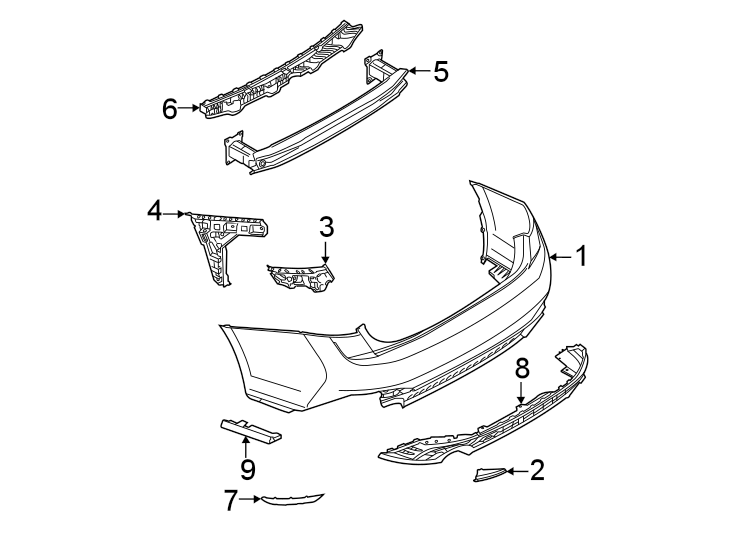 6Rear bumper. Bumper & components.https://images.simplepart.com/images/parts/motor/fullsize/9284720.png