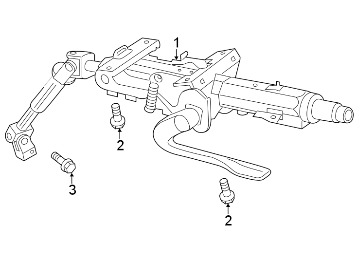 1Steering column assembly.https://images.simplepart.com/images/parts/motor/fullsize/9285295.png