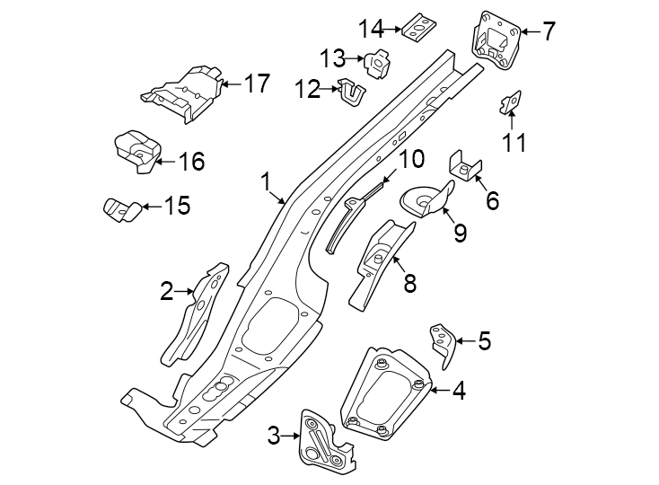 12Rear body & floor. Rails & components.https://images.simplepart.com/images/parts/motor/fullsize/9285657.png