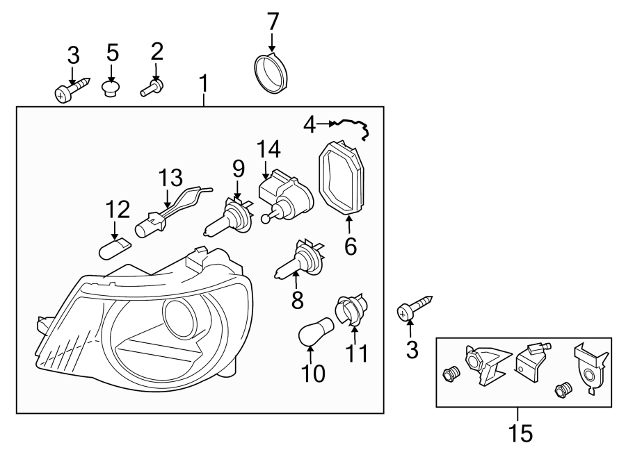 2FRONT LAMPS. HEADLAMP COMPONENTS.https://images.simplepart.com/images/parts/motor/fullsize/9290015.png