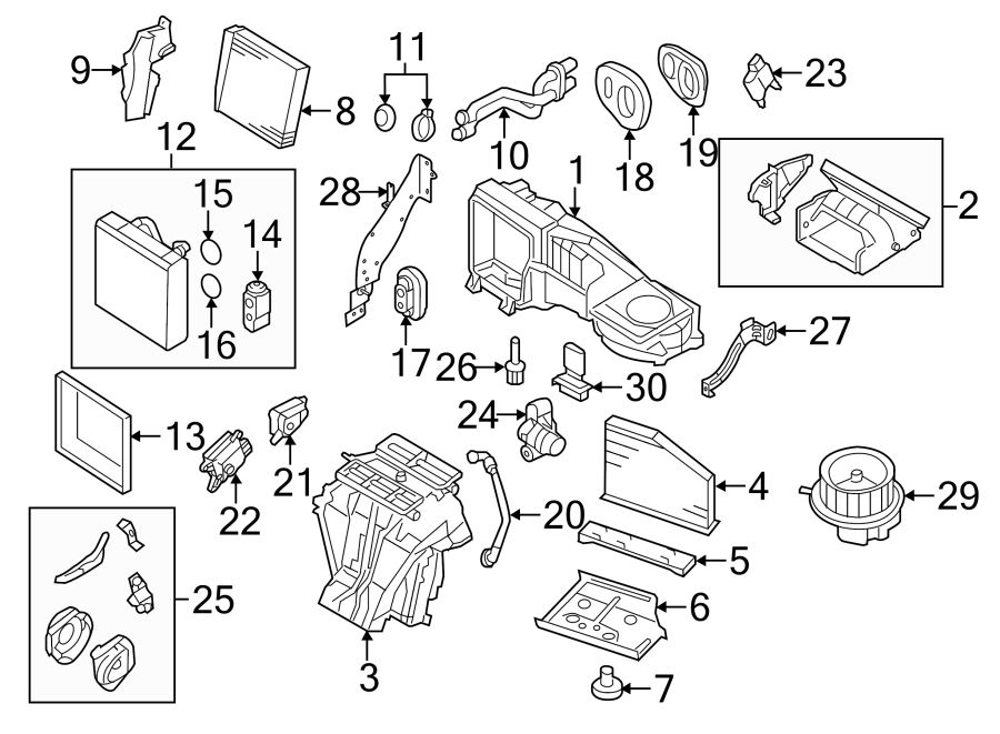 18AIR CONDITIONER & HEATER. EVAPORATOR & HEATER COMPONENTS.https://images.simplepart.com/images/parts/motor/fullsize/9290130.png