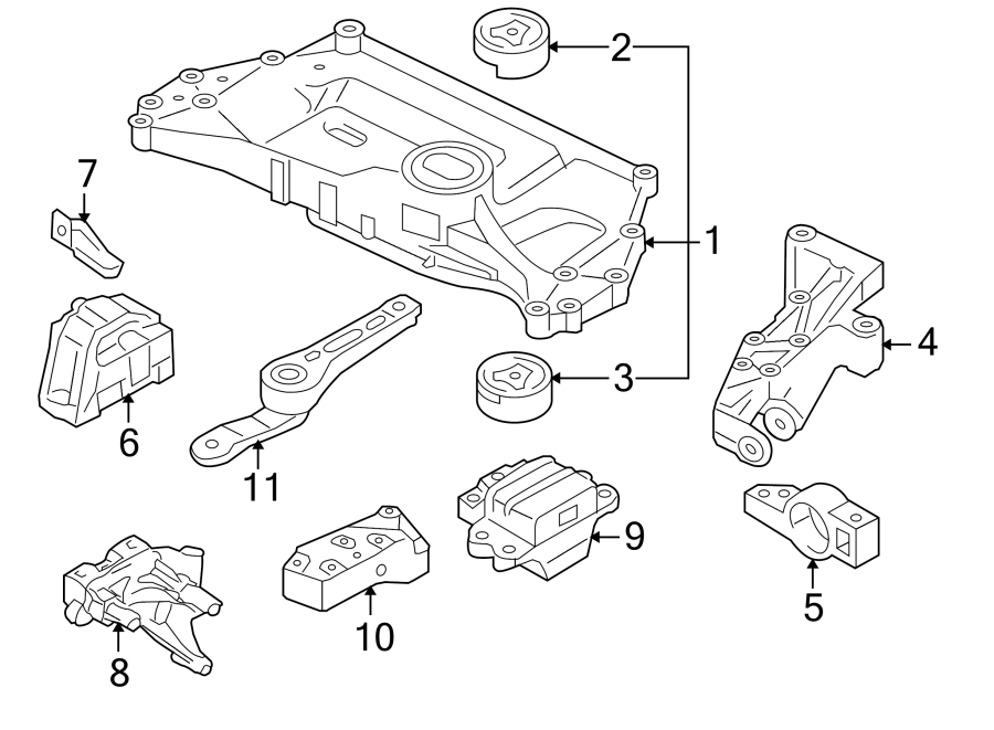 10ENGINE / TRANSAXLE. ENGINE & TRANS MOUNTING.https://images.simplepart.com/images/parts/motor/fullsize/9290255.png