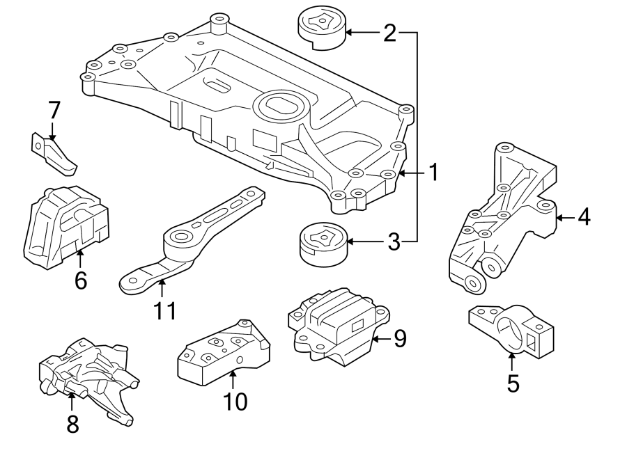 3ENGINE / TRANSAXLE. ENGINE & TRANS MOUNTING.https://images.simplepart.com/images/parts/motor/fullsize/9290280.png